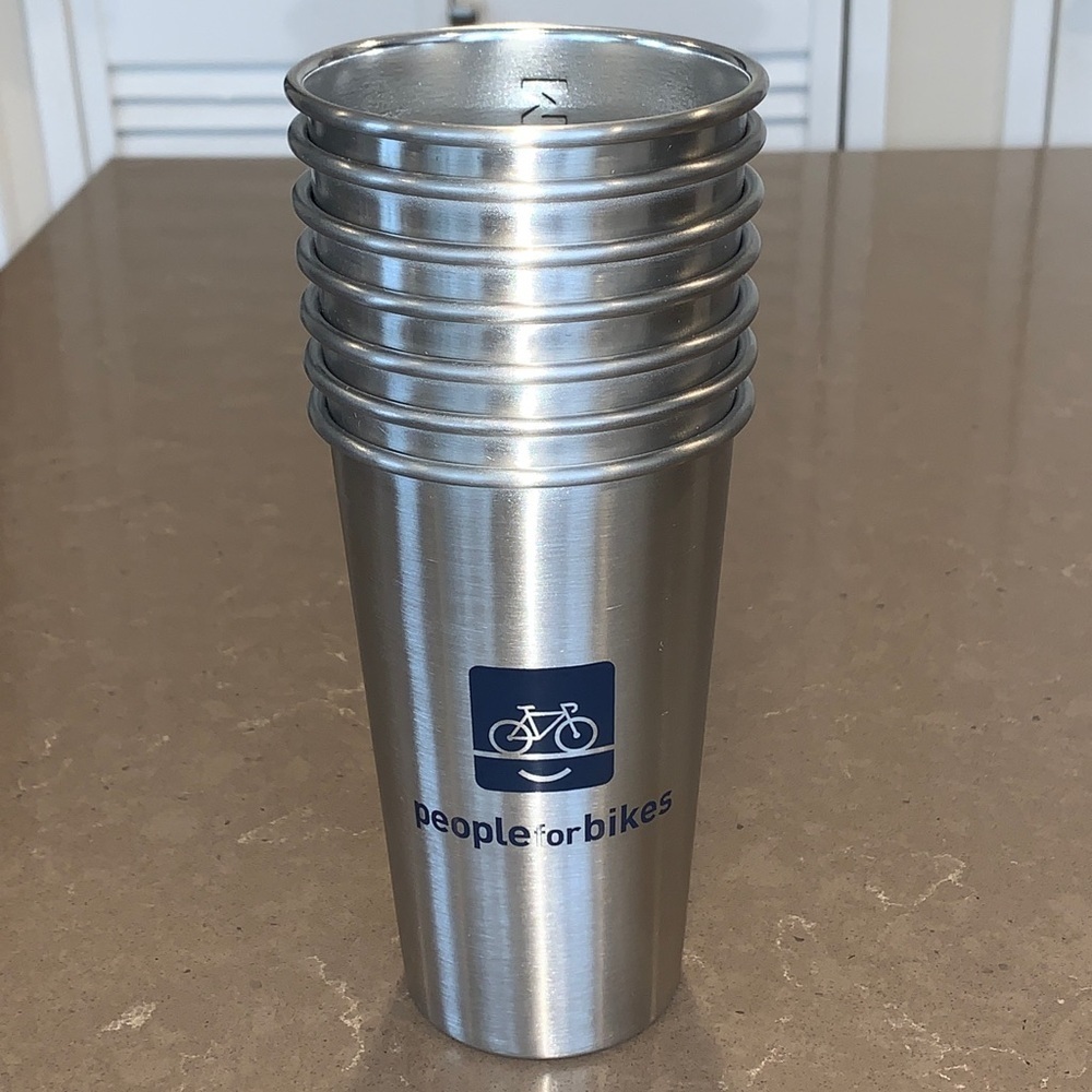 EUC Qty 7 MiiR PeopleForBikes 16oz Stainless Steel Tumbler Cups - Picture 7 of 7